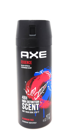 Axe Deodorant Body Spray Essence 4 oz