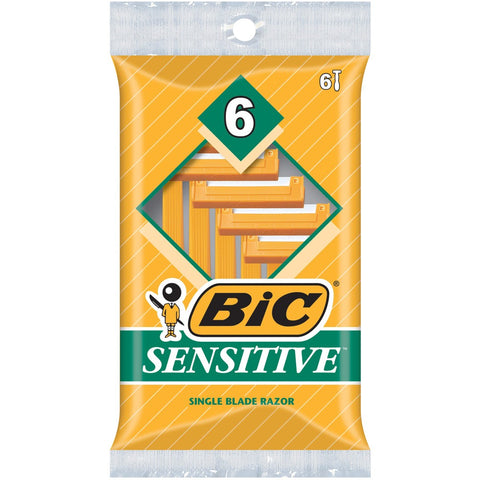 Bic Sensitive Shave Disposable Razors 6 count