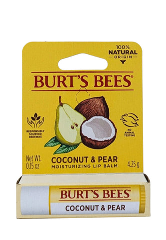Burt's Bees Coconut & Pear Moisturizing Lip Balm 0.15 oz