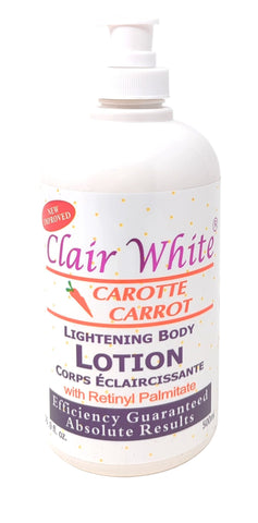 Clair White Carrot Lightening Body Lotion 16.9 oz
