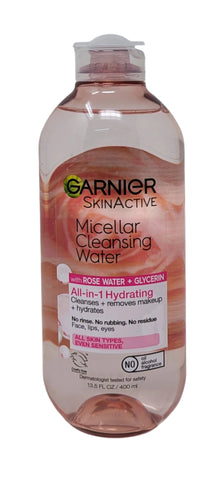 Garnier SkinActive Micellar Cleansing Water All in 1 Hydrating 13.5 oz