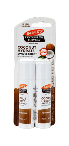 Palmer's Coconut Oil Formula Coconut Hydrate Swivel Stick 0.5 oz 2-Pack