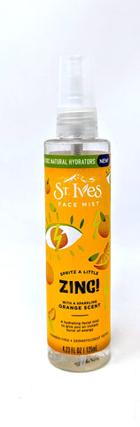 St. Ives Face Mist Spritz A Little Zing Orange Scent 4.23 oz