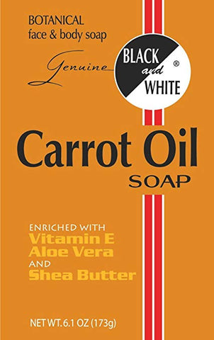 Black & White Carrot Oil Soap 6.1 oz