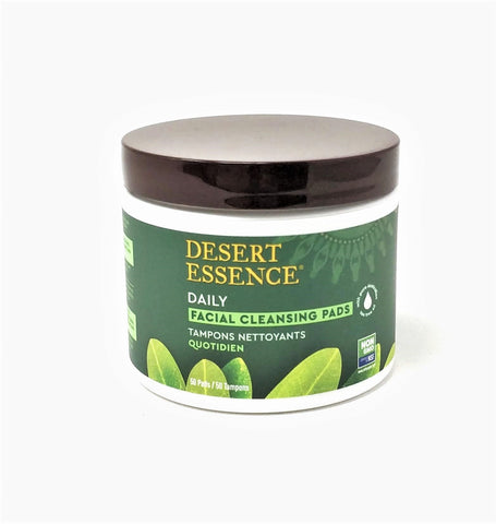 Desert Essence Daily Facial Cleansing Pads 50 count