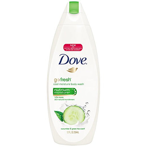 Dove Go Fresh Cool Moisture Body Wash 12 oz