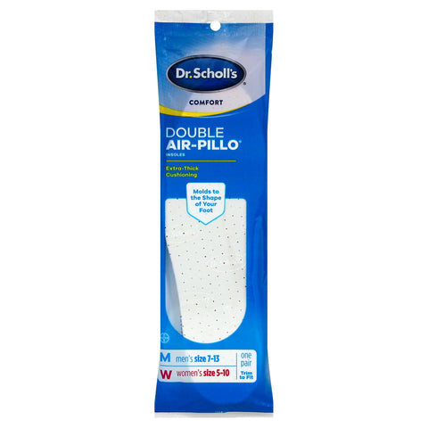 Dr. Scholl's Double Air Pillow Insoles Unisex One Pair