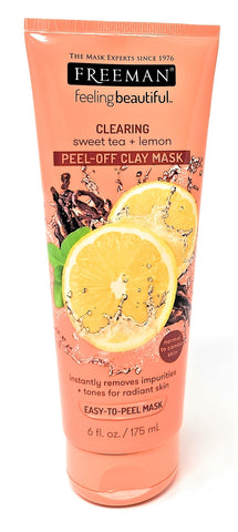 Freeman Clearing Sweet Tea + Lemon Peel-Off Mask 6 oz