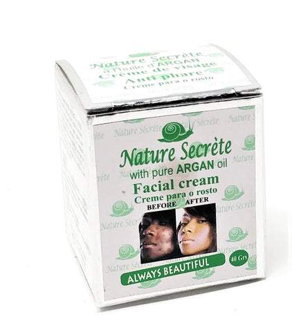 Nature Secrete Facial Cream with Pure Argan Oil 40 g