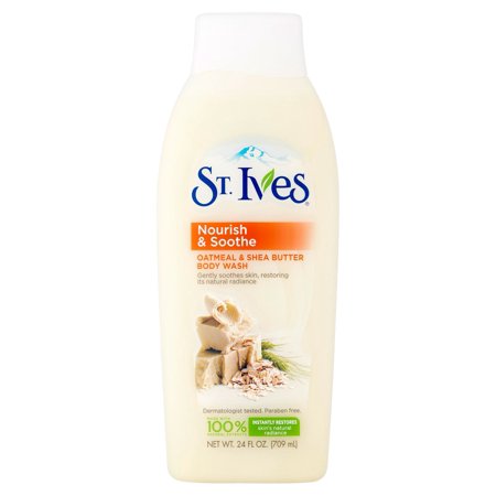 St. Ives Nourish & Smooth Oatmeal & Shea Butter Body Wash 24 oz