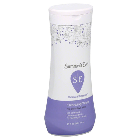Summer's Eve Cleansing Wash For Sensitive Skin Delicate Blossom 15 oz