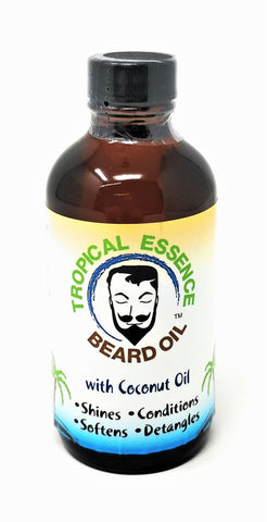 Tropical Essence Beard Oil with Coconut Oil 4 oz