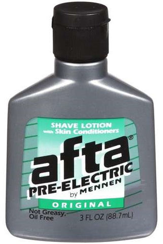 Afta Pre-Electric by Mennen Shave Lotion Original 3 oz.