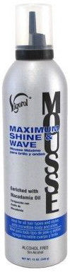 Vigorol Maximum Shine & Wave Mousse 12 oz.