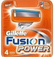 Gillette Fusion Power Refills 4 Cartridges