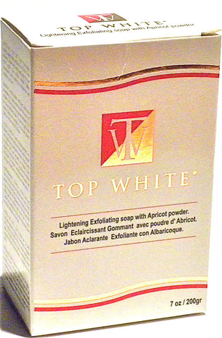 Top White Lightening Exfoliating Soap With Apricot Powder 7 oz.
