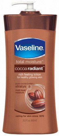 Vaseline Total Moisture Cocoa Radiant Rich Feeling Lotion 20.3 oz.