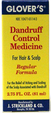 Glover's Control For Hair & Scalp Regular Formula 2.75 oz.