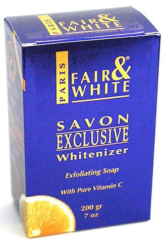 Fair & White Exclusive Whitenizer Exfoliating Soap with Pure Vitamin C 7 oz.