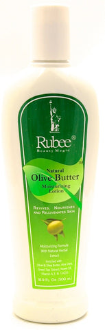 Rubee Beauty Magic Natural Olive Butter Moisturizing Lotion 16.9 oz.