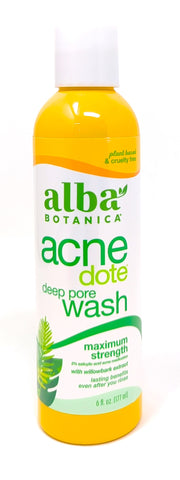Alba Botanica AcneDote Deep Pore Wash 6 oz