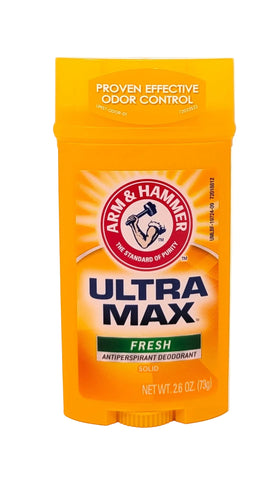 Arm & Hammer Ultra Max Antiperspirant Solid Fresh 2.6 oz