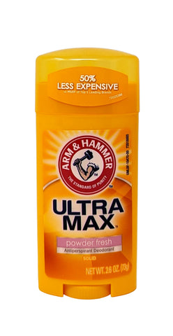 Arm & Hammer UltraMax Solid Antiperspirant Deodorant Powder Fresh 2.6 oz