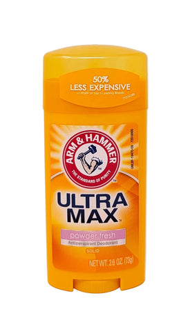 Arm & Hammer Ultra Maxt Antiperspirant Solid Powder Fresh 2.6 oz