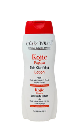 Clair & White Kojic Papaya Skin Clarifying Lotion 16.8 oz