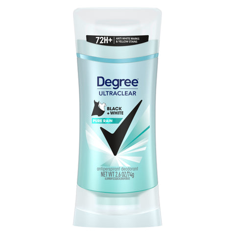 Degree UltraClear Solid Antiperspirant Pure Rain 2.6 oz