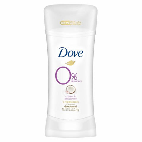 Dove 48hr Deodorant Solid Coconut & Pink Jasmine Scent 2.6 oz