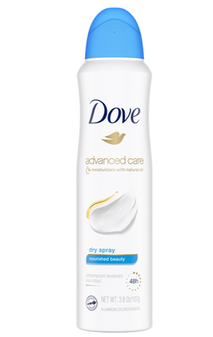 Dove Advanced Care 48h Dry Spray Antiperspirant Nourished Beauty 3.8 oz