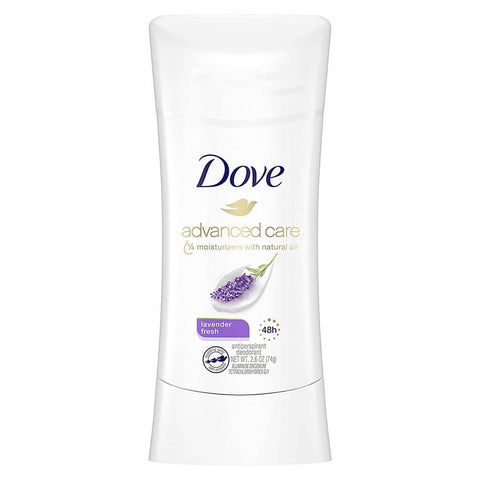 Dove Advanced Care Antiperspirant Deodorant Solid Lavender Fresh 2.6 oz