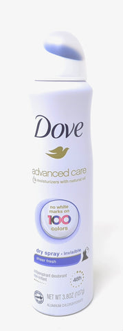 Dove Advanced Care Dry Spray Antiperspirant Sheer Fresh 3.8 oz