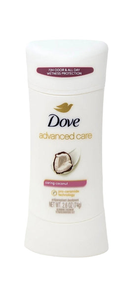 Dove Advanced Care Solid Antiperspirant Caring Coconut 2.6 oz