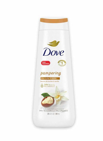 Dove Pampering Shea Butter & Vanilla Body Wash 20 oz