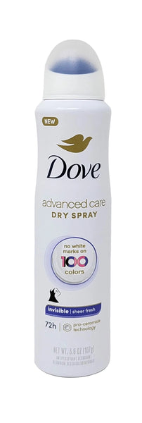 Dove Advanced Care Dry Spray Antiperspirant Sheer Fresh 3.8 oz