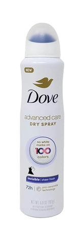 Dove Advanced Care Dry Spray Antiperspirant Sheer Fresh 3.8 oz