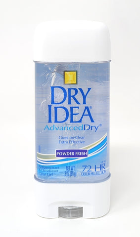 Dry Idea AdvancedDry Antiperspirant Deodorant Clear Gel Powder Fresh 3 oz