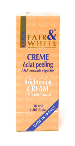 Fair & White Brightening Cream AHA & Plant Extracts 1.06 oz