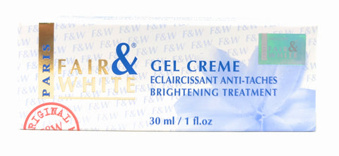 Fair & White Gel Creme Brightening Treatment 1 oz