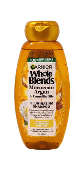 Garnier Whole Blends Moroccan Argan and Camellia Oils Illuminating Shampoo 12.5 oz
