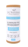 J&L Naturals Aluminum-Free Deodorant Peppermint & Bergamot 3 oz