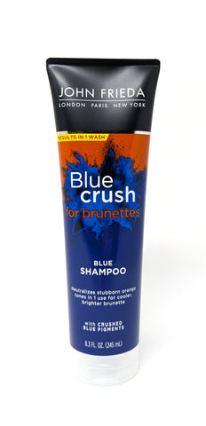 John Frieda Blue Crush for Brunettes Blue Shampoo 8.3 oz