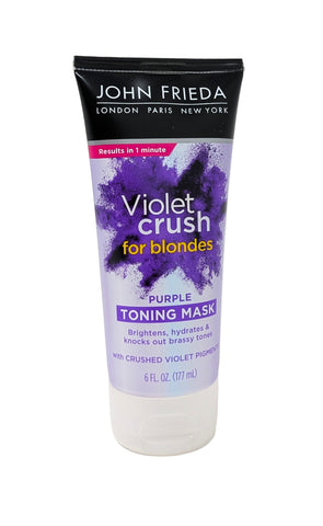John Frieda Violet Crush for Blondes Purple Toning Mask 6 oz