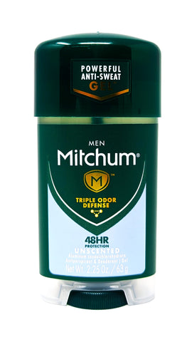 Mitchum Men 48hr Antiperspirant Gel Unscented 2.25 oz