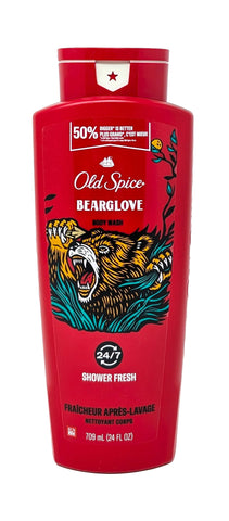 Old Spice Bearglove Body Wash Shower Fresh 24 oz