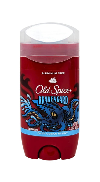 Old Spice Deodorant Solid Krakengard Deep Ocean Scent 3 oz