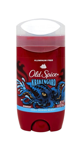 Old Spice Deodorant Solid Krakengard Deep Ocean Scent 3 oz