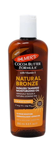 Palmer's Cocoa Butter Formula Natural Bronze Sunless Tanning Moisturizing Oil 8.5 oz